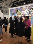 章澤天牛仔裝休閑時尚 與趙薇同場看藝術展